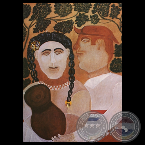 BAILARINES CON CÁNTARO, 1991 - Obra de CARLOS FEDERICO REYES